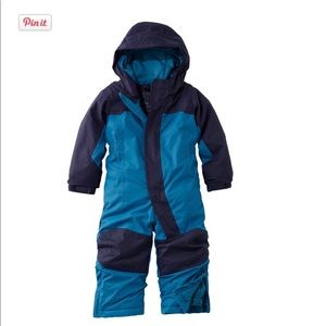 Ll bean cold buster snow suit 12-18 months